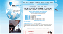 Desktop Screenshot of jaro-balony.cz